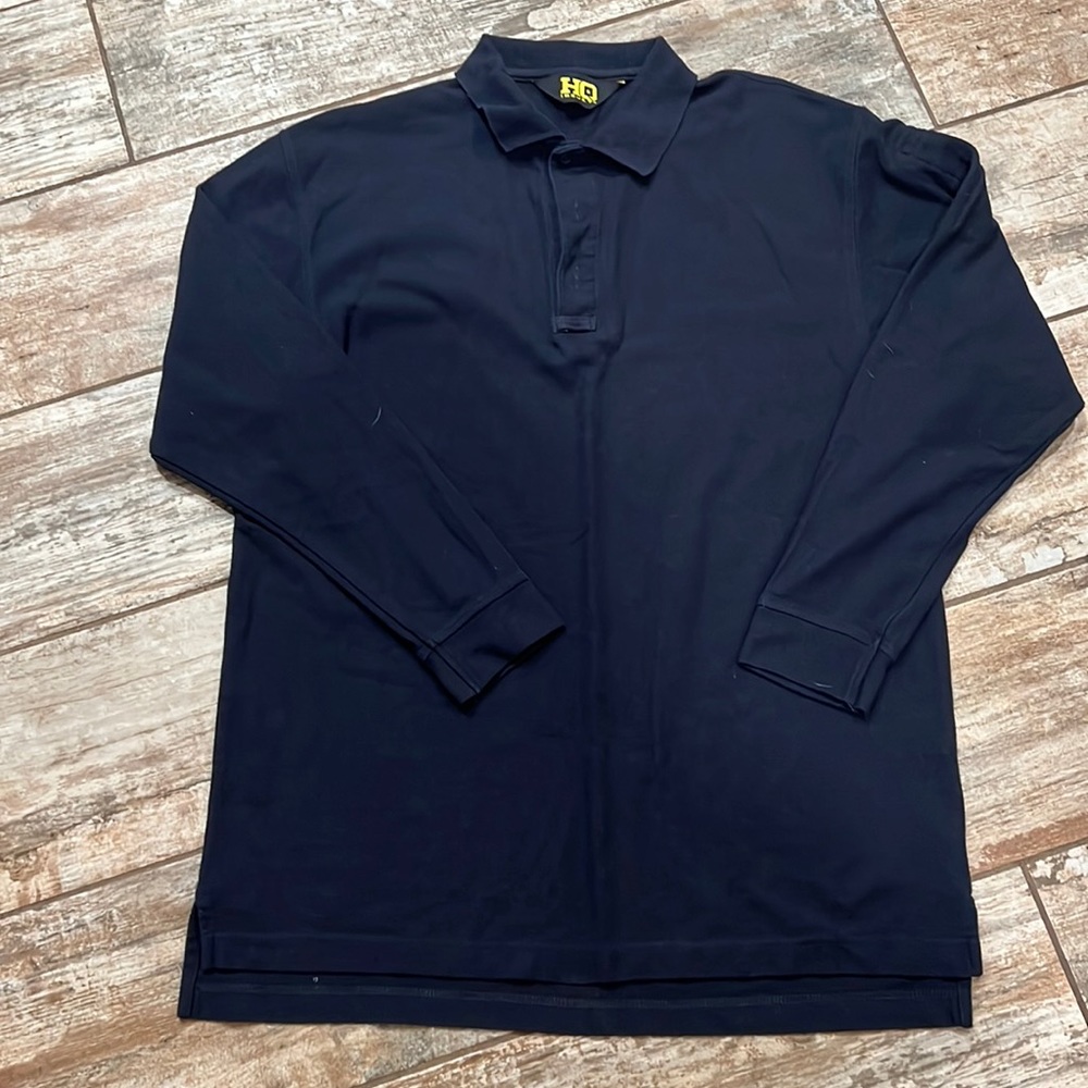 Men’s XL L/S Black Pull On Shirt